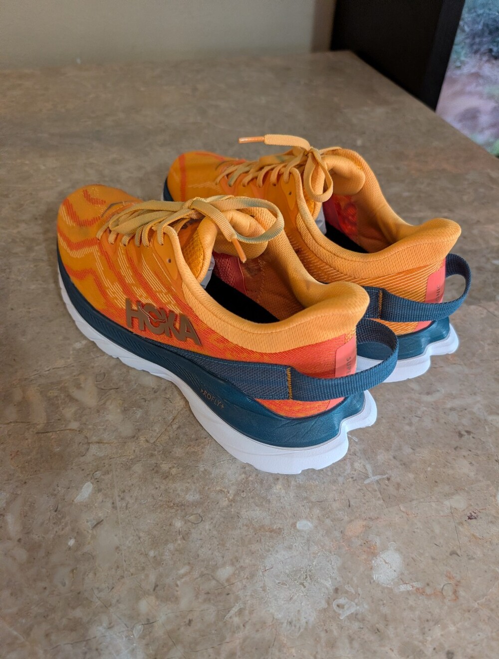 Hoka One One Mach Supersonic Yellow Running Cushioned Shoes Men's Size 10D - Picture 4 of 16